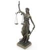 US 13 Inch La Justicia Blind Folded Women Cold Cast