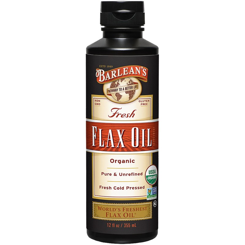 Barlean's Organic Oils Fresh Flax Oil, 12 Ounce by Barlean's
