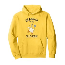 Grandma Of The Silly Goose First Birthday Family Matching Pullover Hoodie