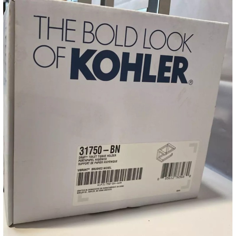 Kohler Draft Toilet Tissue Holder Model: 31750-BN Brushed Nickel