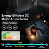 Ohniyou 42'' Flush Mount Ceiling Fans with Lights, Remote/App Control,