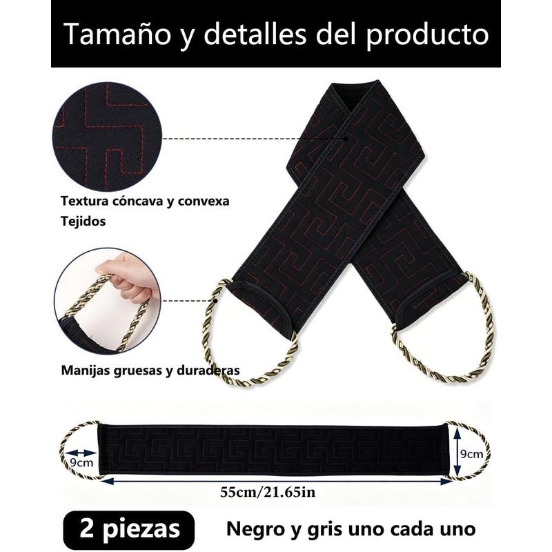 Cepillo para Espalda y Estropajo Corporal Largo GziwFax de 97