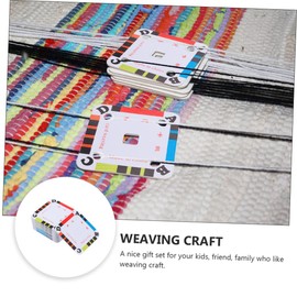 OHPHCALL 200pcs Weaving Cards Cards Set Weaving Tablet Craft Paper Sheets Perfect for DIY