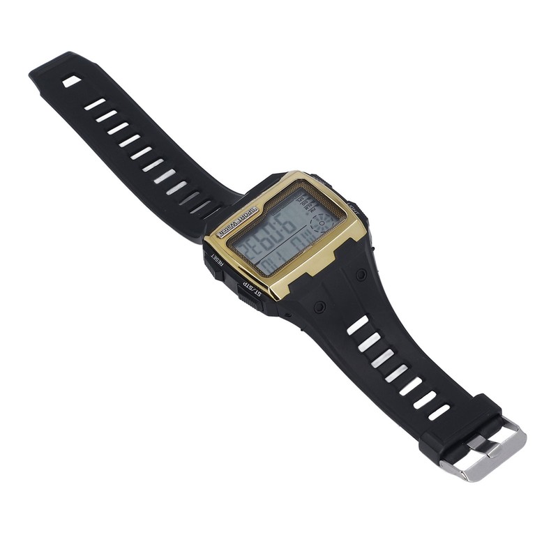 Digital Sport Watch Large Display LED Alarm Clock Shockproof 12/24