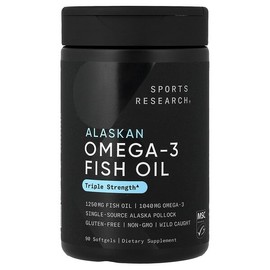 Sports Research, Alaskan Omega-3 Fish Oil, 90 Softgels / Sports Research (스포츠리서치), Alaskan 오메가3 피쉬 오일, 소프트젤 90정