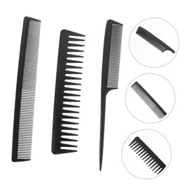 minkissy 4 Sets Hair Combs Styling Grooming Comb Brush Plastic Hairdressing Hair Styling Tool for Men Women