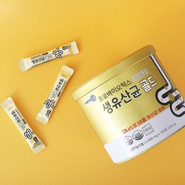 Seoul Pharmacist Credit Union Probiotics Live Lactobacillus Gold 100 sachets (3 month supply) / 서울약사신협  프로바이오틱스 생유산균 골드 100포(3개월분)