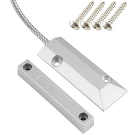 Gebildet Home Security Wired Roller Door Contact OC-55 100V/0.5A Magnetic Reed Switch with 2 Wires for Nearby Magnet - Connect Circuit, Magnet Removed - Break Circuit