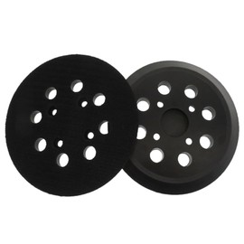 Professional Sanding Disc Support Plate, 8 Hole Sanding Disc Replacement Pad, 125 mm Sanding Disc, Medium Hard, Compatible with Bosch Random Orbital Sander PEX 300/400 AE / 4000 AE/Advanced
