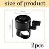 CZFDCK Bike Bell 2 Pieces Bicycle Bell with Loud Crisp