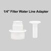 QruiLanTu 2Pcs 1-1/2 Inch Dishwasher Kitchen Drain Pipe Hose Adapter,