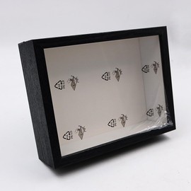 POFET Craft Frames 3D Black Deep Box Frame Deep Frame Box Display Great for Memorabilia Pictures Flowers Medals Tickets Table Wall Hanging
