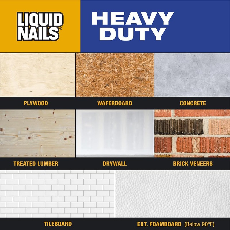 Liquid Nails 10 oz. Heavy Duty Construction Adhesive