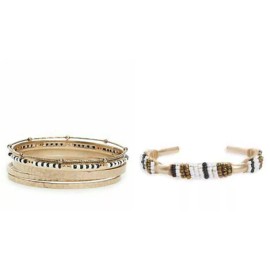 Nordstrom Treasure and Bond Semi Precious Bracelet Cuff Stackable NWT 100