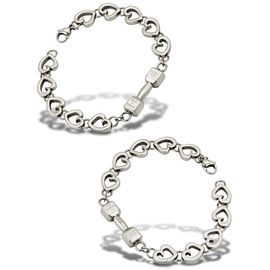 Shields of Strength Women's Love Fitness Bracelet with Mini Luke Dumbbell-Luke 1:37