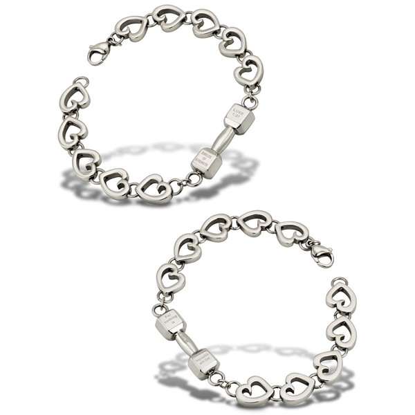 Shields of Strength Women's Love Fitness Bracelet with Mini Luke