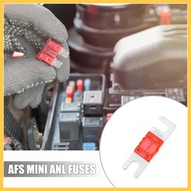 REPAIROCK 10pcs 50A AFS Mini ANL Fuses Replacement Electrical Protection for Car Truck Motorcycle Boat Audio CDs Auto Replacement Parts