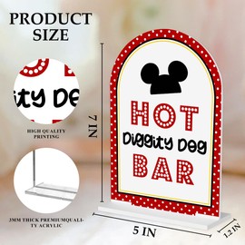 Cute Cartoon Mouse Party Decorations Baby Shower & Birthday Sign 14