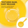 2 Pcs Yellow Half Round Rice Spoon Mold,Rice Serving Spoon