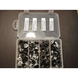 Auveco 90 pc thread cutting emblem name plate script sealer nut assortment for Dodge