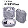 Portable Electronics Organizer Case for Cables – Compact Square Storage