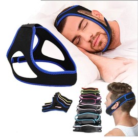 Airflow Jaw Strap,Breathable Snoring Chin Strap,Airflow Jaw Strap,Breathable Stop Snoring Chin Strap Snoring Solution for Users to Keep Mouth Closed,Adjustable Chin Strap for Men and Women (Black, One Size)