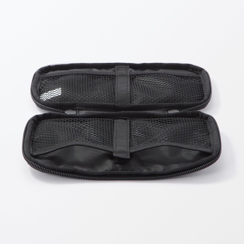 MUJI Gadget Pouch Slim, Black, One size