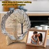 11th Anniversary Wedding Gifts Crystal Plate with Gold Leaf Wreath