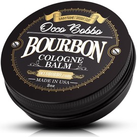 Occo Bobbo - Solid Cologne Bourbon and Sandalwood Scent. Solid Bourbon Cologne For Men - Men's Solid Cologne - 2 Ounce - Concentrated Balm. – A Smooth Blend Of Woody Oak Barrel