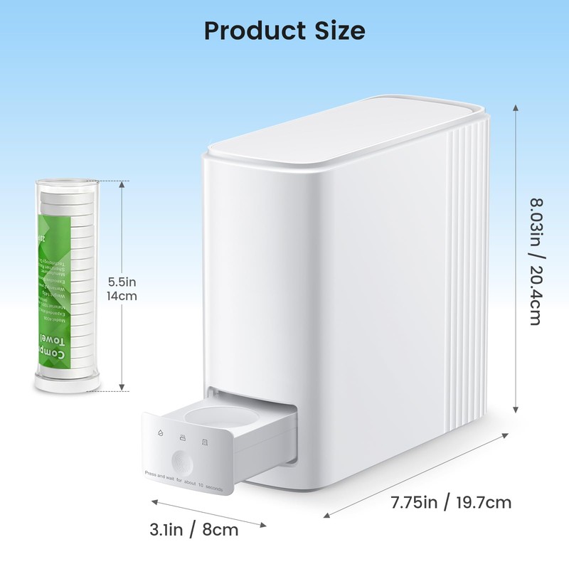Hot Towel Dispenser Machine for Face, 5s Fast Heating 131°F