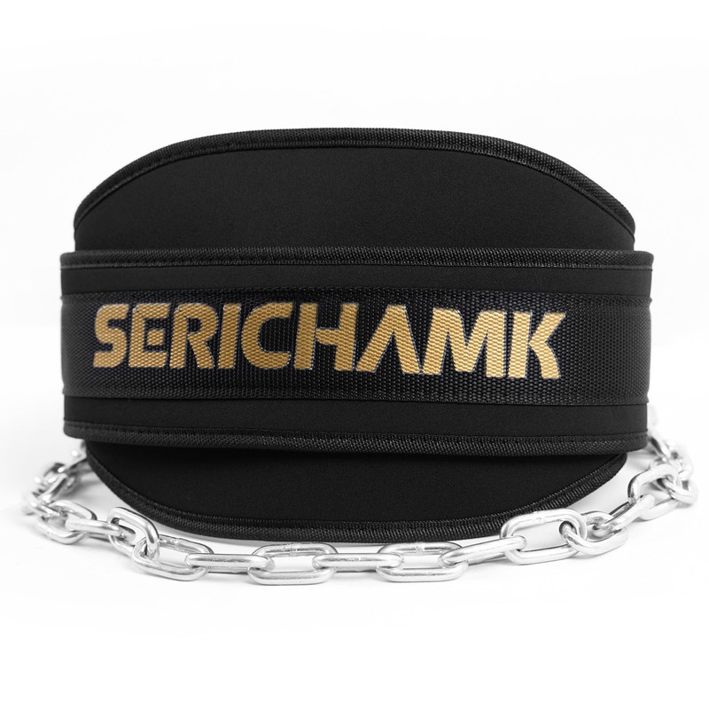 Weighted Dip Belt for Weight Lifting With Chain 46" and