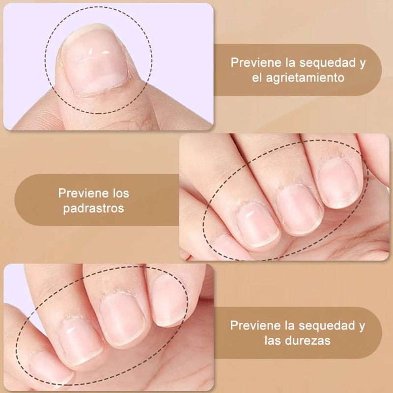 Aceite para Cutícula AOKUN Lavanda Fortalecedor de Uñas Hidratante