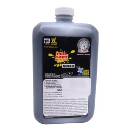 Tinta Fuerte Calzado El Oso Zapatos Color Negro Piel 1 L