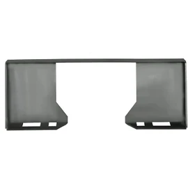 ECOTRIC 3/8" Thick Quick Tach Cut Out Mount Plate, Steel Skid Steer Quick Tach Attachment Adapter Plate Compatible with Bobcat, Kubota Tractors