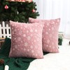 AQOTHES Soft Faux Fur Fuzzy Cute Decorative Throw Pillows Covers