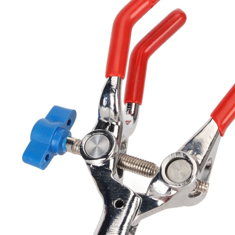 3 Prong Lab Clamp with Rubber Coating Pressure Adjustment 3