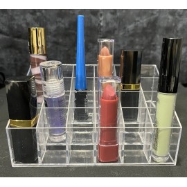 Acrylic 5.5x3.5x3 Lipstick and Makeup Storage Solution Container Organizer