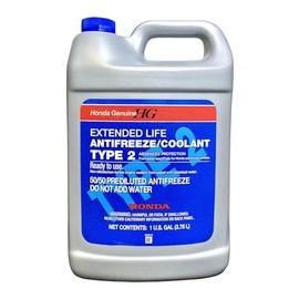 Honda Genuine Extended Life Antifreeze/Coolant Type 2, 50/50 Pre-Diluted, 1 Gallon