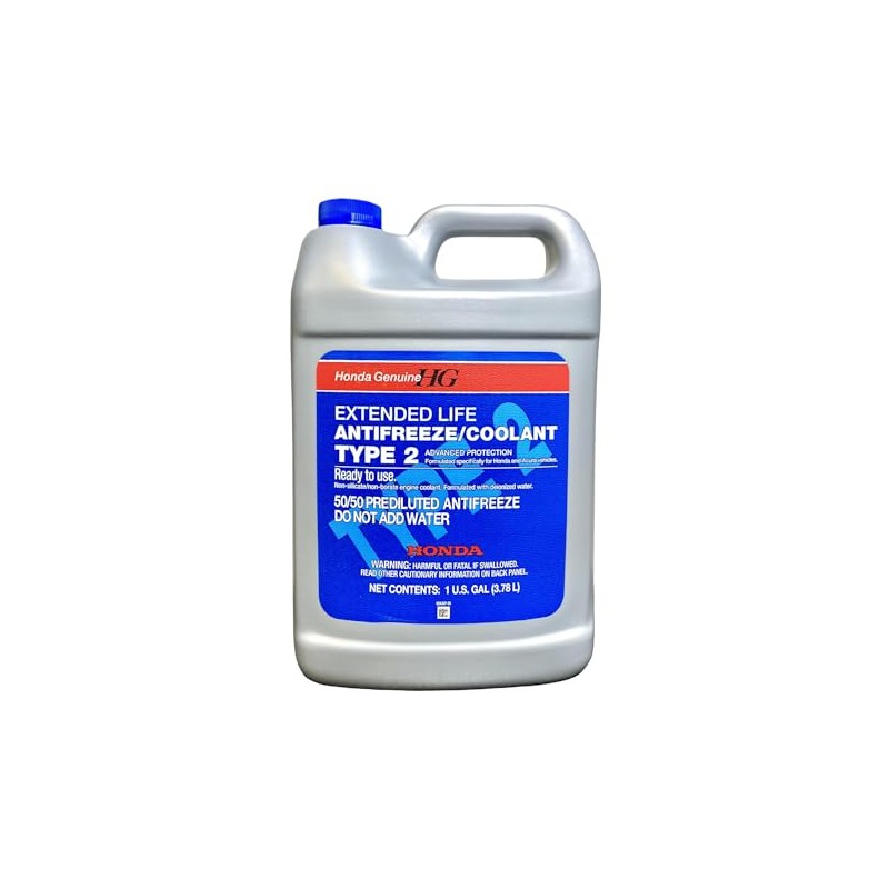 Honda Genuine Extended Life Antifreeze/Coolant Type 2, 50/50 Pre-Diluted, 1