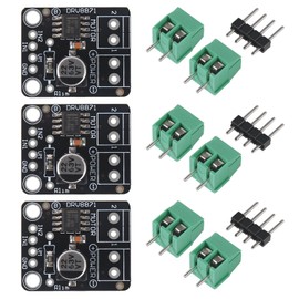 AITRIP 3PCS DRV8871 DC Motor H-Bridge DC Drive Breakout Board 6.5V-45V 3.6A MaxH-Bridge Brushed DC Motor Driver Breakout Board PWM Control for Arduino