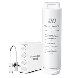 DESENRUIS Reverse Osmosis Menmbrane Filter Compatible with 800G Reverse Osmosis System, 0.0001μm Filtering Accuracy, 24-Month Lifespan, Removes up to 99.9999% Impurities, Easy Replacement