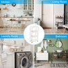 PATIKIL Slim Storage Cart, 4 Tier Mobile Shelving Unit Bathroom