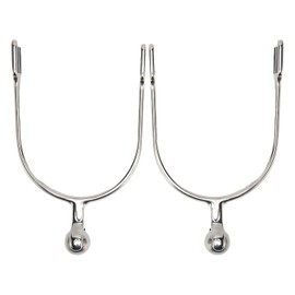 Espuelas de Caballo Espuelas de Acero Inoxidable con Rodillo para Botas Ecuestres Hombres Mujeres Jinete Amantes de la Equitación