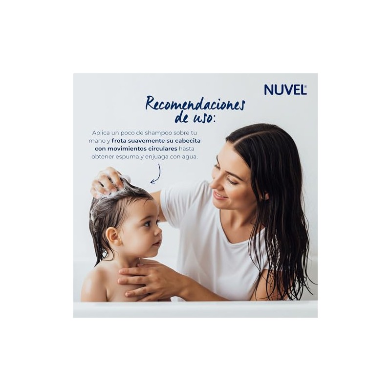 Nuvel Shampoo para Bebé de Manzanilla 250 ml | Sin