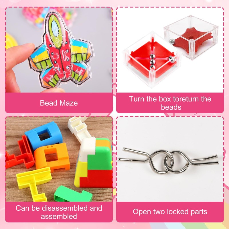 TECHEEL Puzzle Games 2024 Small Items Puzzle Games for Filling