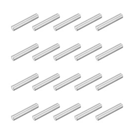 sourcing map 60Pcs M3 x 16mm 304 Stainless Steel Dowel Pin, Cylindrical Shelf Support Peg Pin Parallel Pin Fastener for Mechanical Manufacturing, Industry, Furniture Installation, Silver