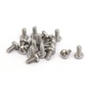 Sourcingmap M3x6mm 304 Stainless Steel Button Head Torx Screws Bolts