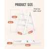WOA WOA 3 Step Ladder, Folding Stepladder with Anti-Slip Pedal,