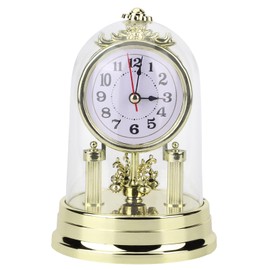 Segrehy Mantel Clock Living Room, Table Clock,Carage Clocks For Living Room Mantelpiece,European Retro Style Living Room Clock Antique Silent Table Clock for Living Room