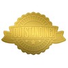 Great Papers! Outstanding Ribbon Embossed and Gold Foil Certificate Seal,